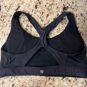 Athleta size: medium Black sports bra